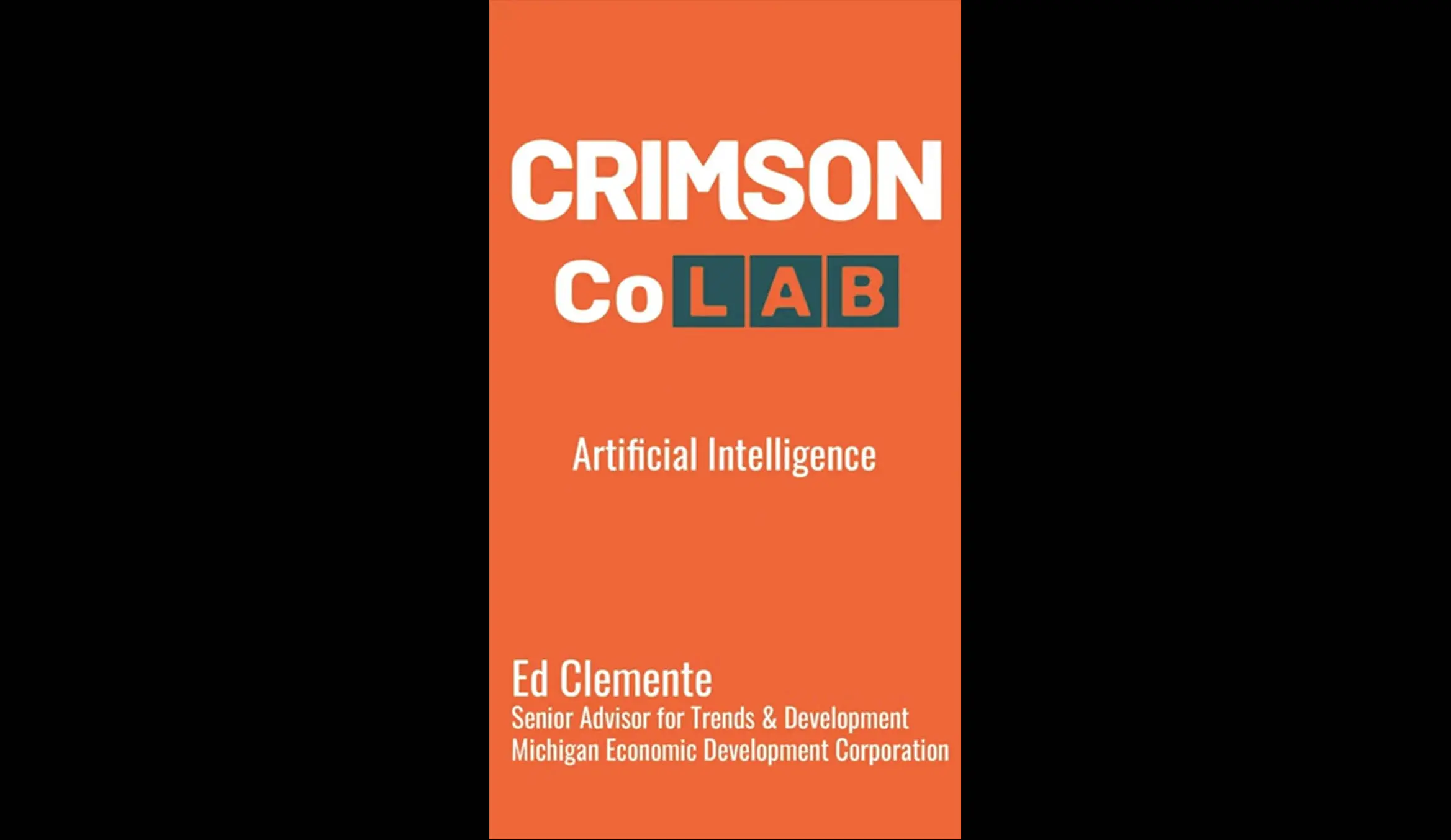 Artificial Intelligence - Ed Clemente